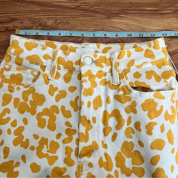 Mother The Curbside Heel Fray High Rise Jeans In Second Chance Size 27 - Picture 10 of 13